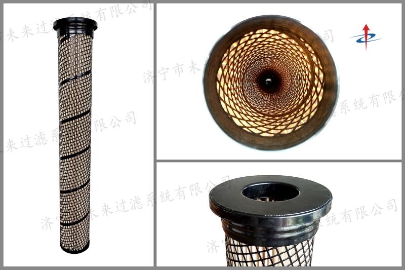 耐高溫除塵濾筒根據(jù)實際的使用工況，選用原裝進口阻燃濾材使整個濾筒具有良好的阻燃性能